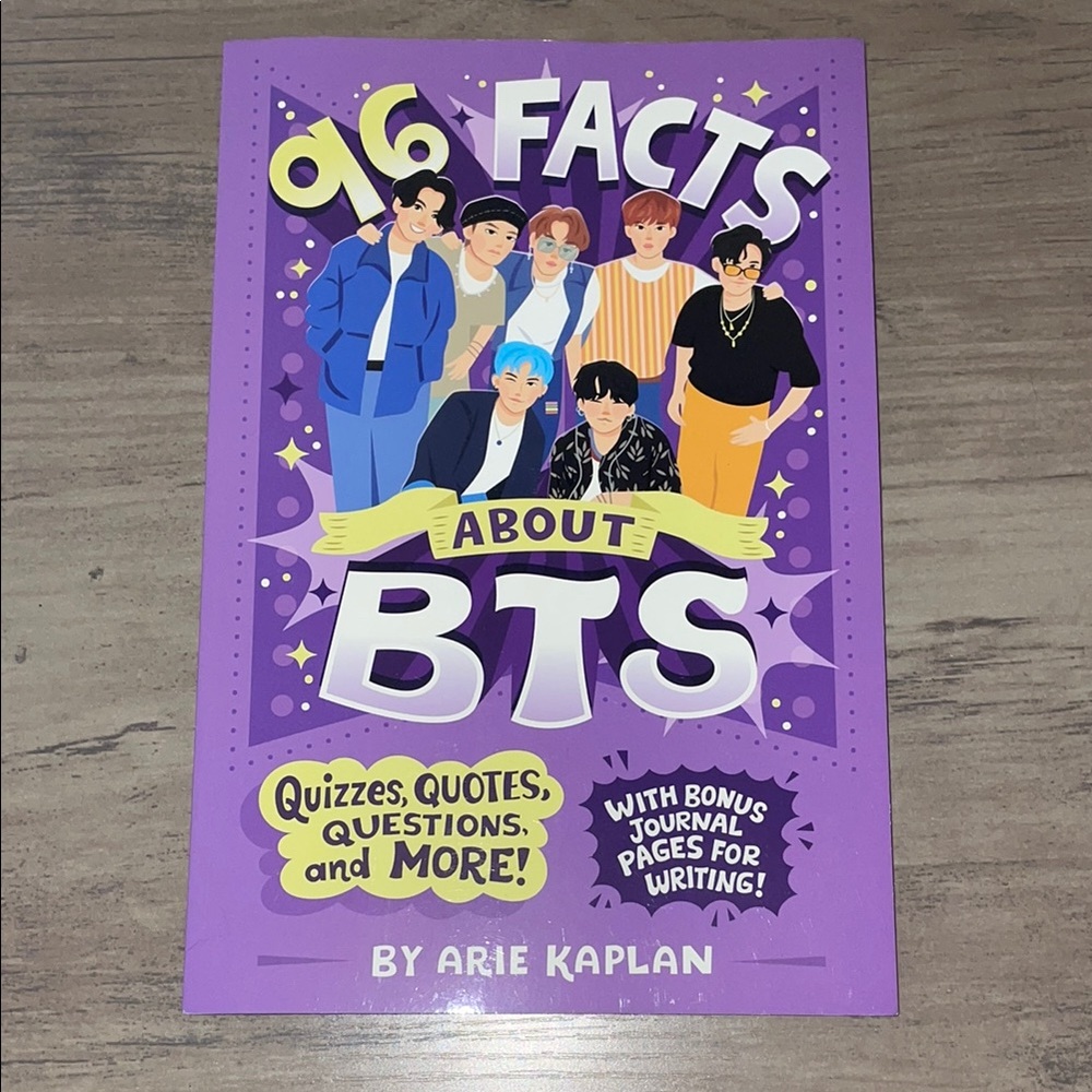 Purple BTS Fact Book by Arie Kaplan